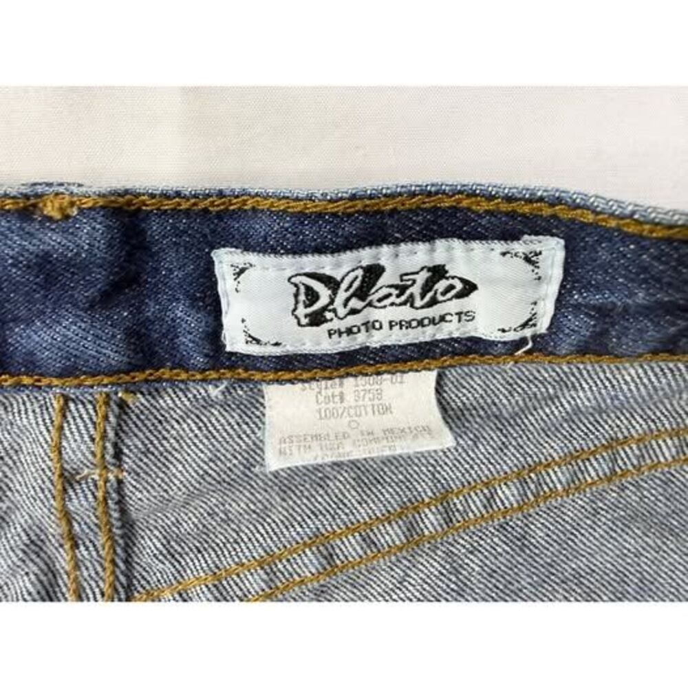 Vintage Photo Products Women’s Bell Bottom Blue Jeans Size 0 - Picture 6 of 10